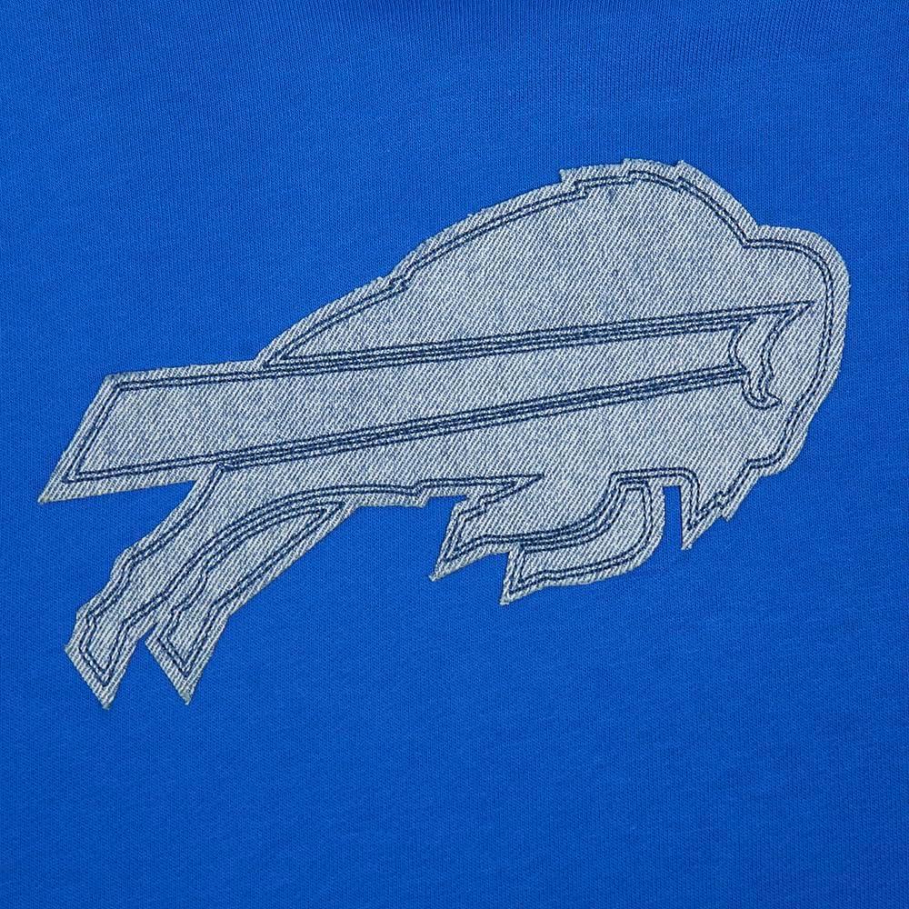 imagePro Standard Mens NFL Varsity Blues Brushed Back French Terry Pull Over HoodieBlue