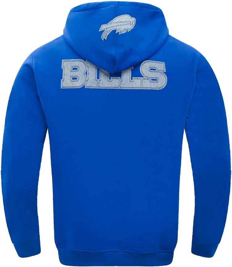 imagePro Standard Mens NFL Varsity Blues Brushed Back French Terry Pull Over HoodieBlue