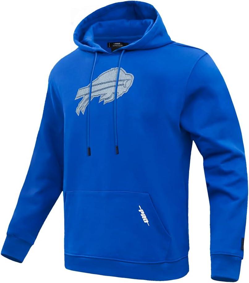 imagePro Standard Mens NFL Varsity Blues Brushed Back French Terry Pull Over HoodieBlue
