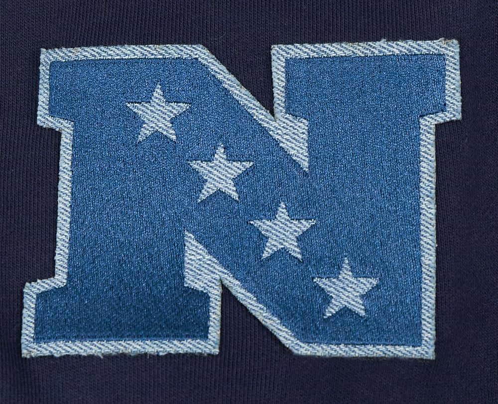 imagePro Standard Mens NFL Varsity Blues Brushed Back French Terry Pull Over HoodieBlue