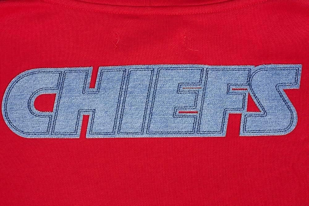 imagePro Standard Mens NFL Varsity Blues Brushed Back French Terry Pull Over HoodieRed