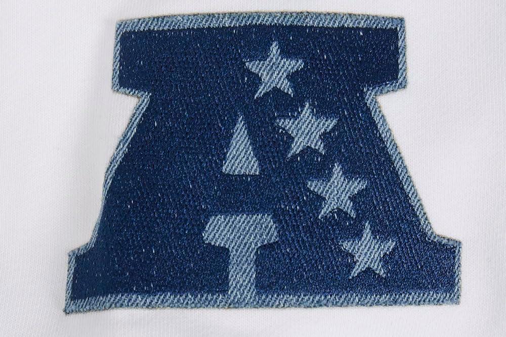 imagePro Standard Mens NFL Varsity Blues Brushed Back French Terry Pull Over HoodieWhite