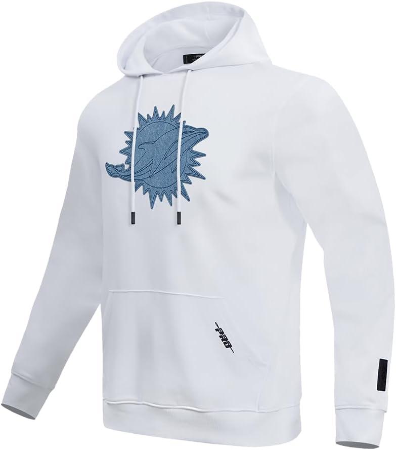 imagePro Standard Mens NFL Varsity Blues Brushed Back French Terry Pull Over HoodieWhite