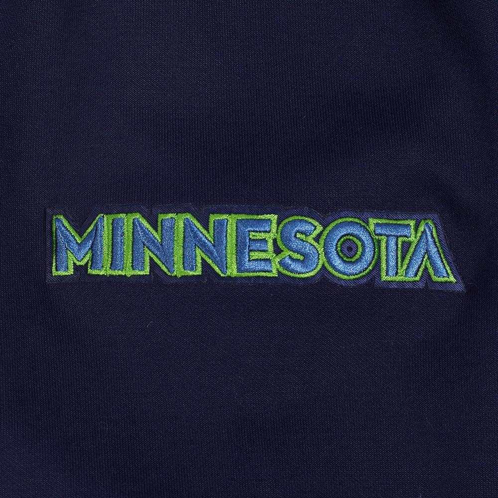 imagePro Standard Mens WNBA Classic Chenille Pull Over HoodieMidnight Navy