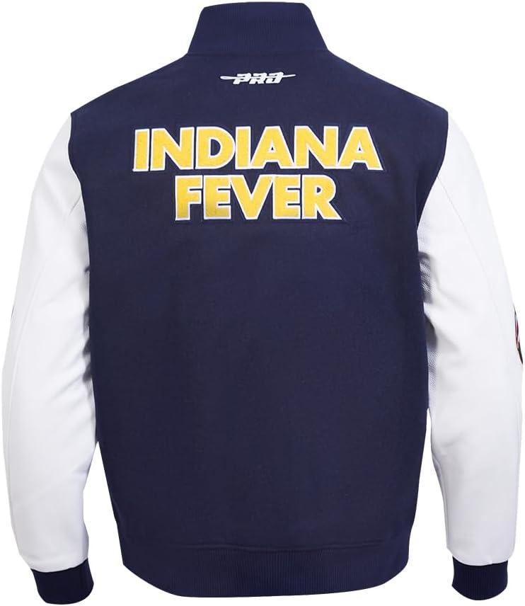 imagePro Standard Mens WNBA Classic Chenille Varsity JacketMidnight NavyWhite