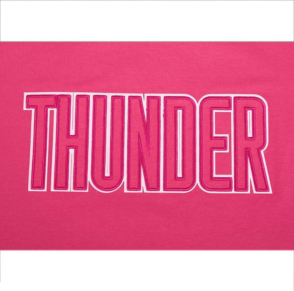 imagePro Standard NBA Womens Womens NBA Classic Triple Pink Cotton Short Sleeve Boxy TeeBeetroot Purple