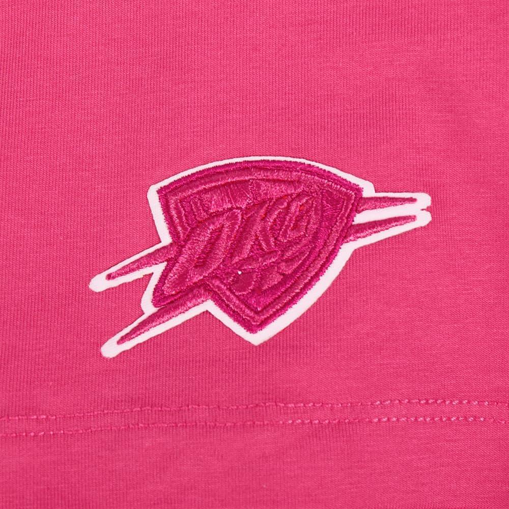 imagePro Standard NBA Womens Womens NBA Classic Triple Pink Cotton Short Sleeve Boxy TeeBeetroot Purple