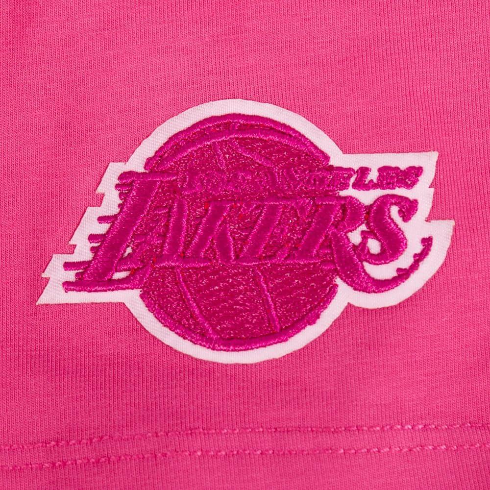 imagePro Standard NBA Womens Womens NBA Classic Triple Pink Cotton Short Sleeve Boxy TeeBeetroot Purple