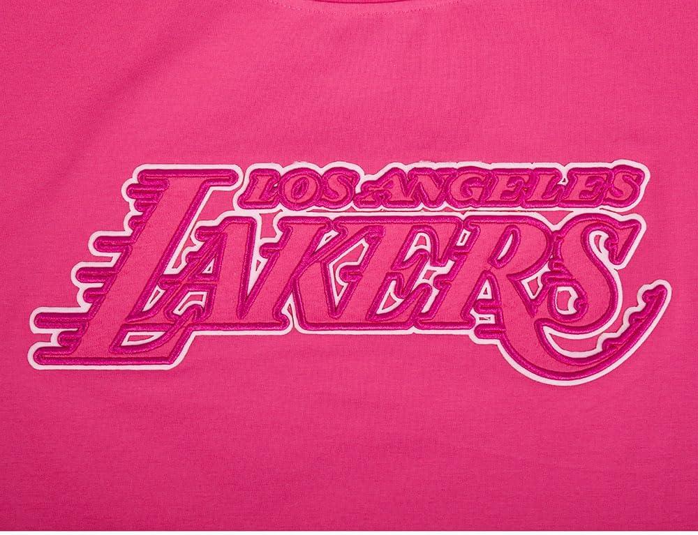 imagePro Standard NBA Womens Womens NBA Classic Triple Pink Cotton Short Sleeve Boxy TeeBeetroot Purple