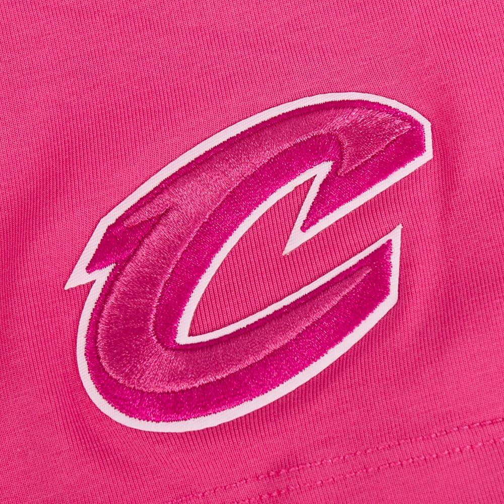 imagePro Standard NBA Womens Womens NBA Classic Triple Pink Cotton Short Sleeve Boxy TeeBeetroot Purple