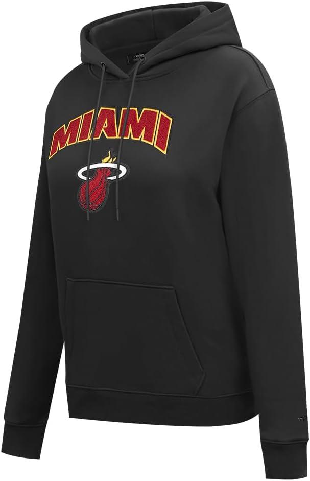 imagePro Standard Womens NBA Classic Chenille Pull Over HoodieBlack