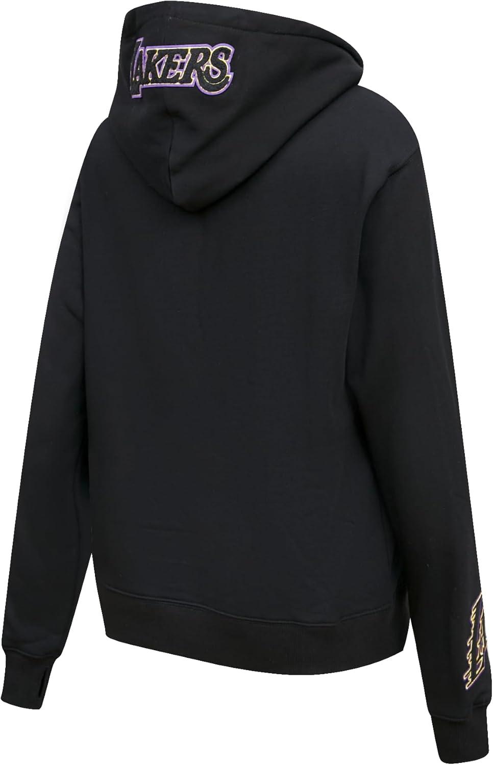 imagePro Standard Womens NBA Classic Chenille Pull Over HoodieBlack