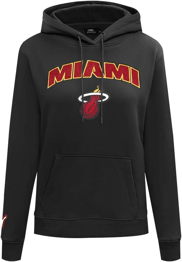 imagePro Standard Womens NBA Classic Chenille Pull Over HoodieBlack