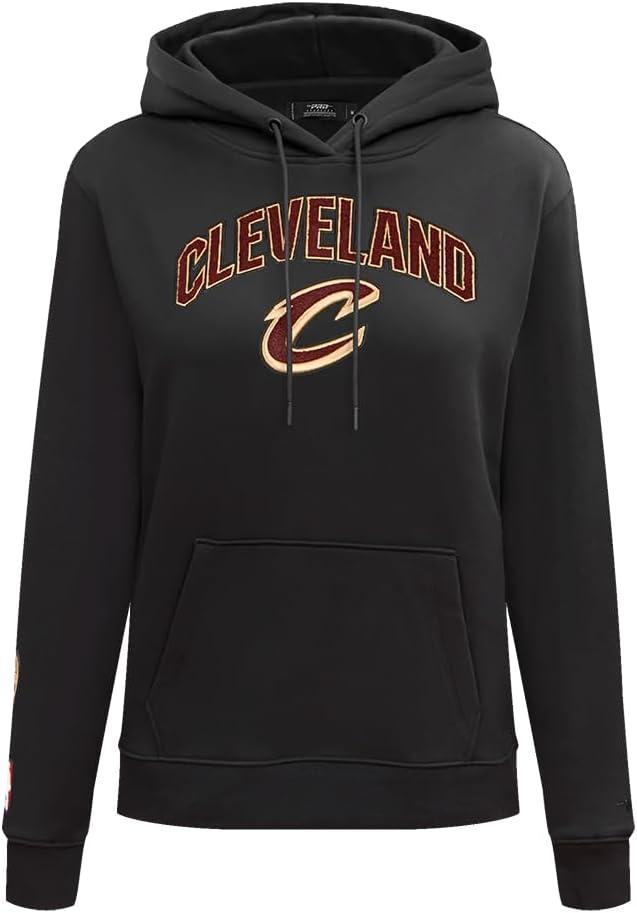 imagePro Standard Womens NBA Classic Chenille Pull Over HoodieBlack