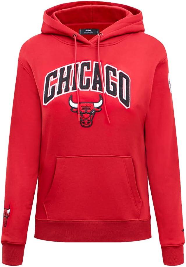 imagePro Standard Womens NBA Classic Chenille Pull Over HoodieRed