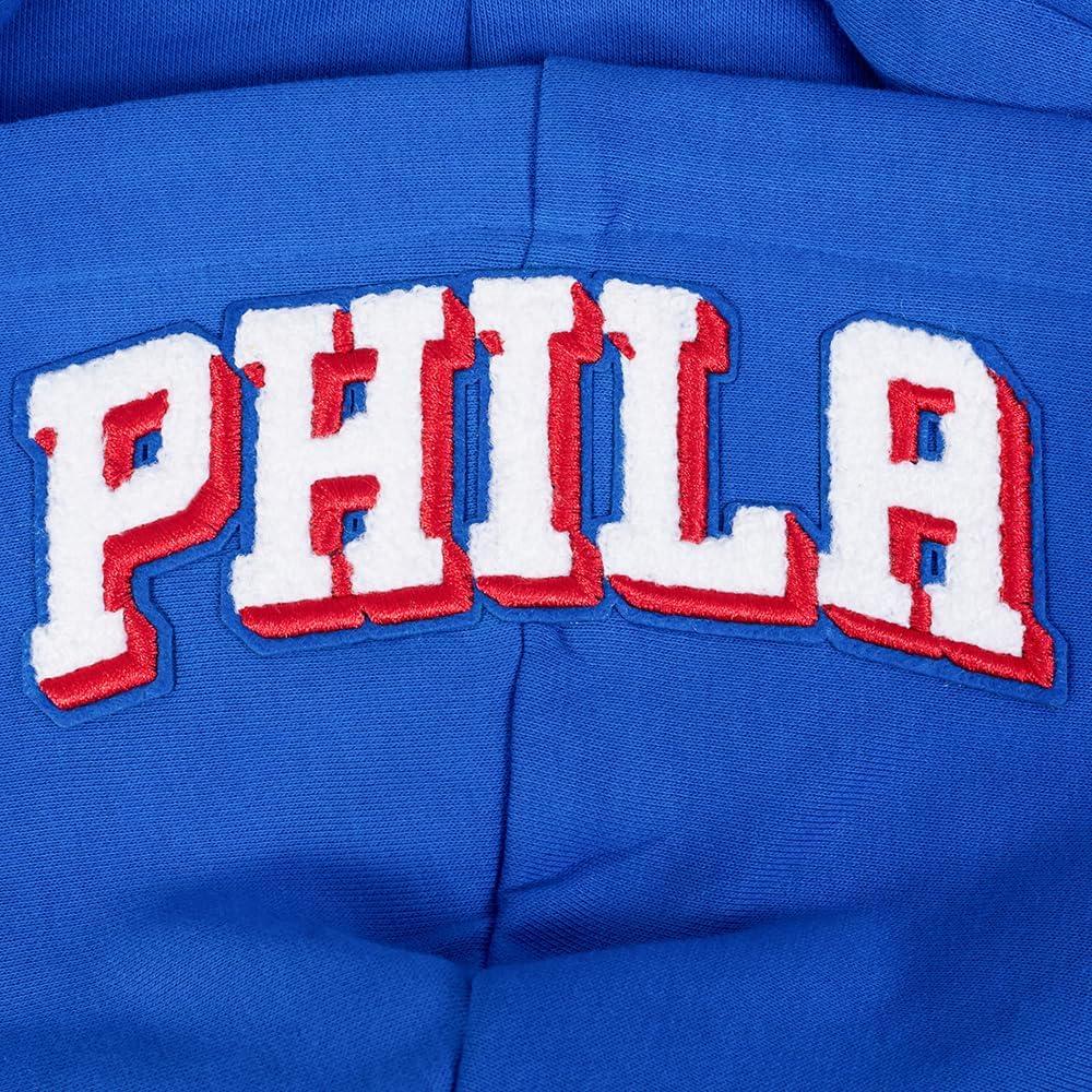 imagePro Standard Womens NBA Classic Chenille Pull Over HoodieRoyal Blue