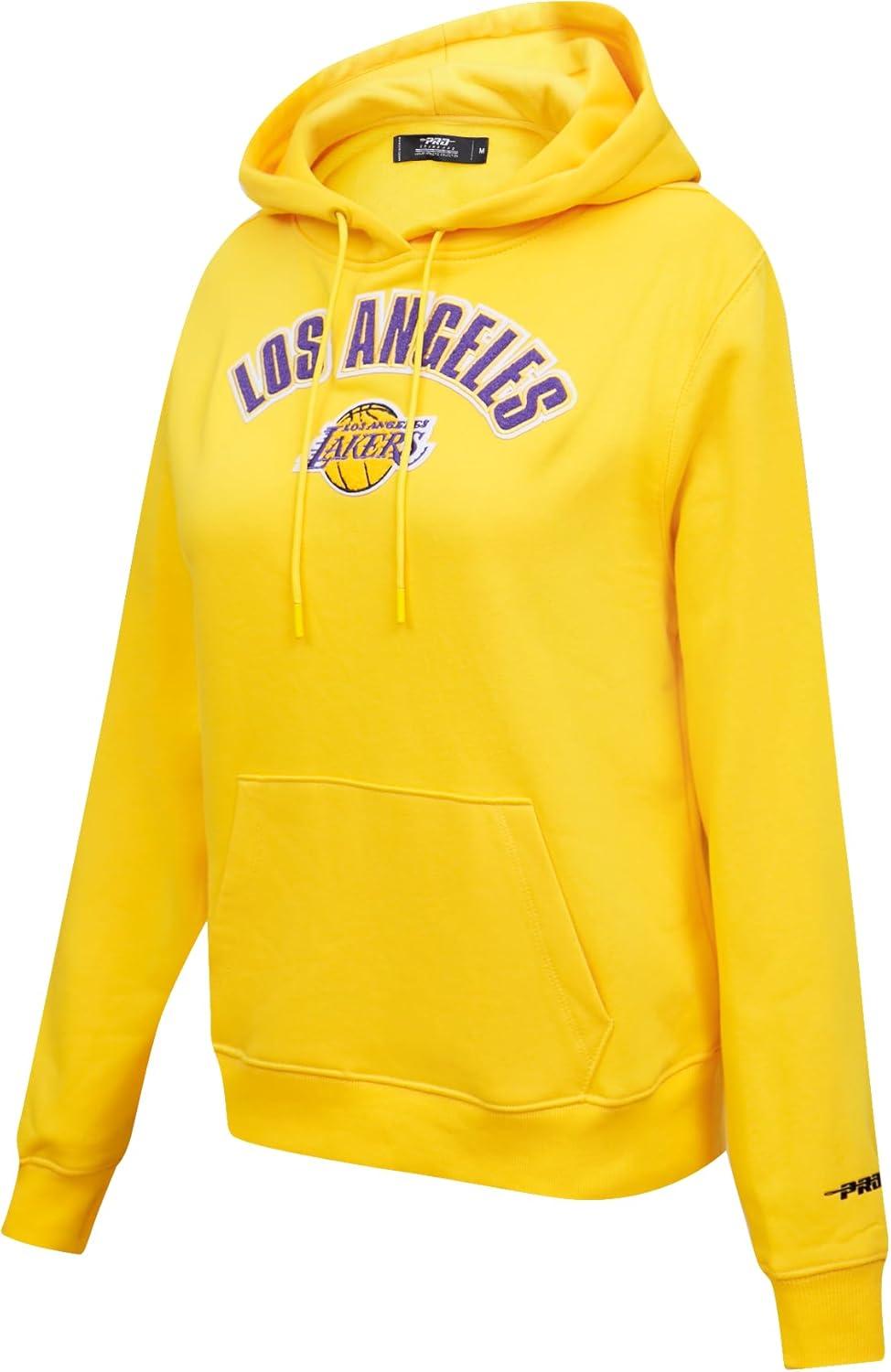 imagePro Standard Womens NBA Classic Chenille Pull Over HoodieYellow