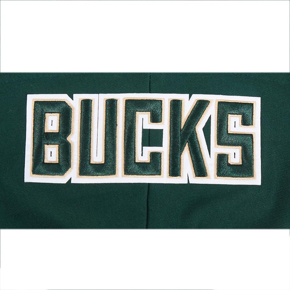 imagePro Standard Womens NBA Old English Cropped Pullover HoodieForest Green