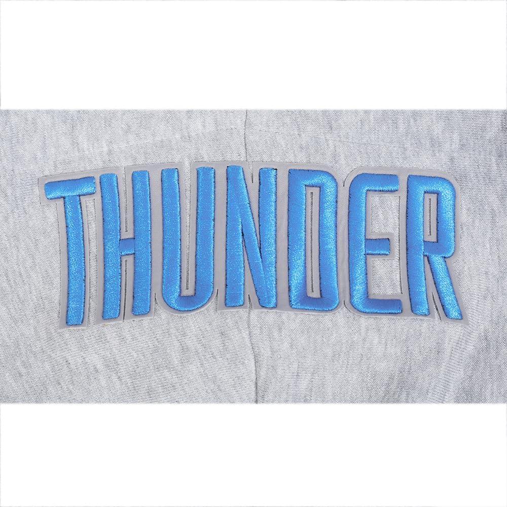 imagePro Standard Womens NBA Old English Cropped Pullover HoodieHeather Grey