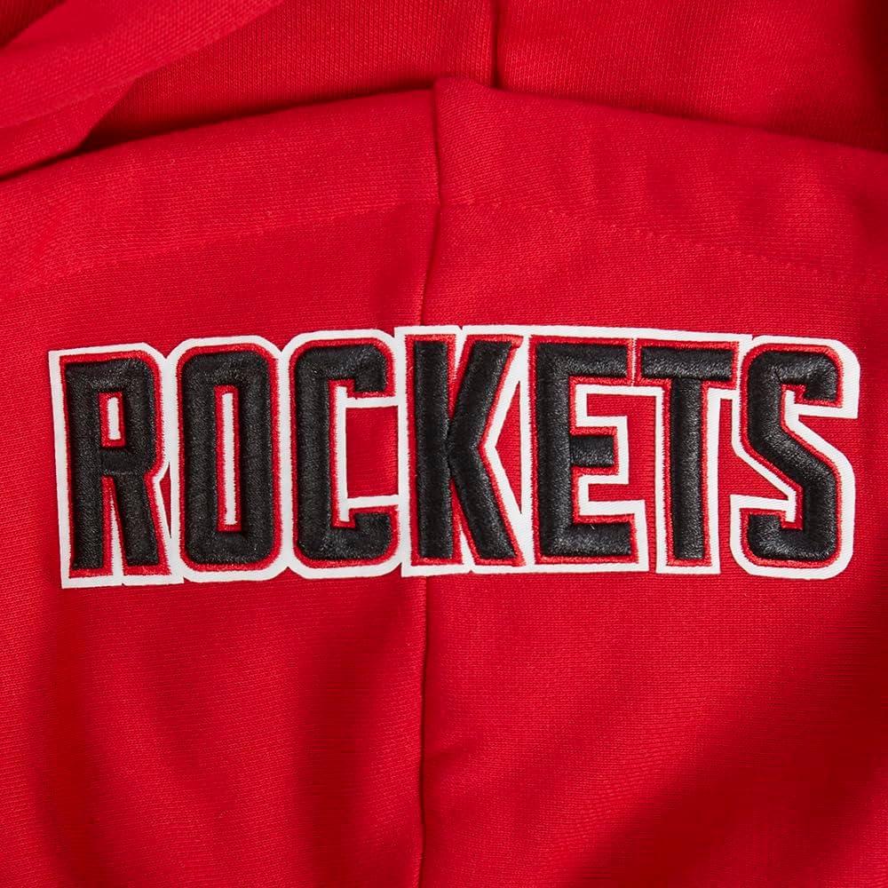 imagePro Standard Womens NBA Old English Cropped Pullover HoodieRed