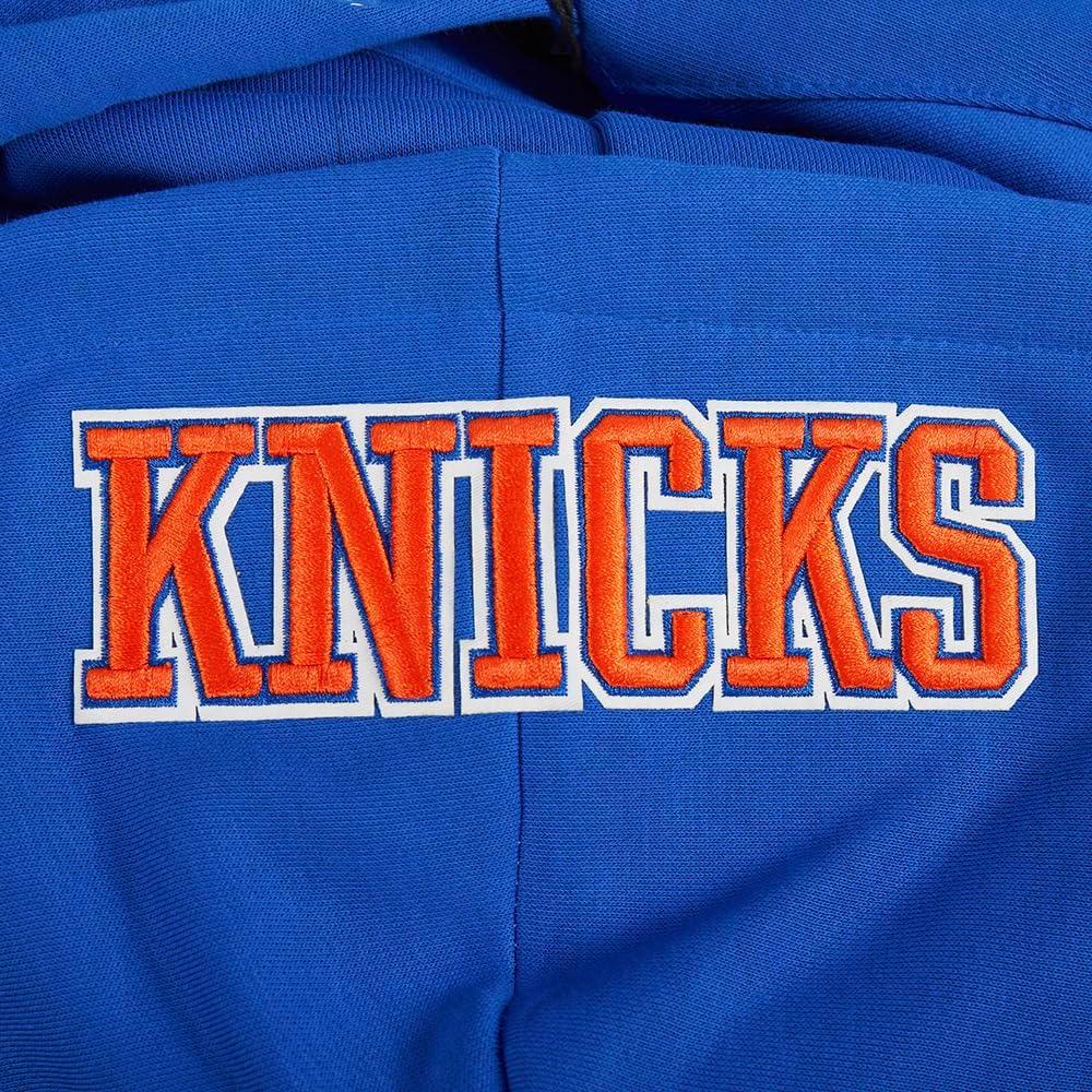 imagePro Standard Womens NBA Old English Cropped Pullover HoodieRoyal Blue