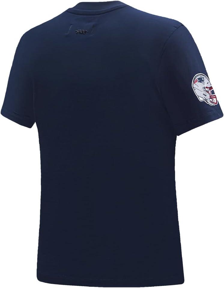 imagePro Standard Womens NFL Classic Chenille Short Sleeve Boxy TeeMidnight Navy