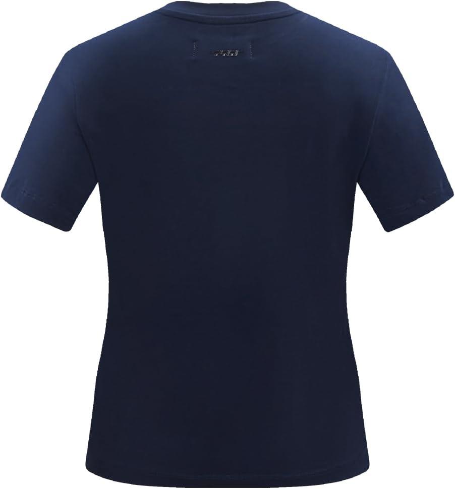 imagePro Standard Womens NFL Classic Chenille Short Sleeve Boxy TeeMidnight Navy