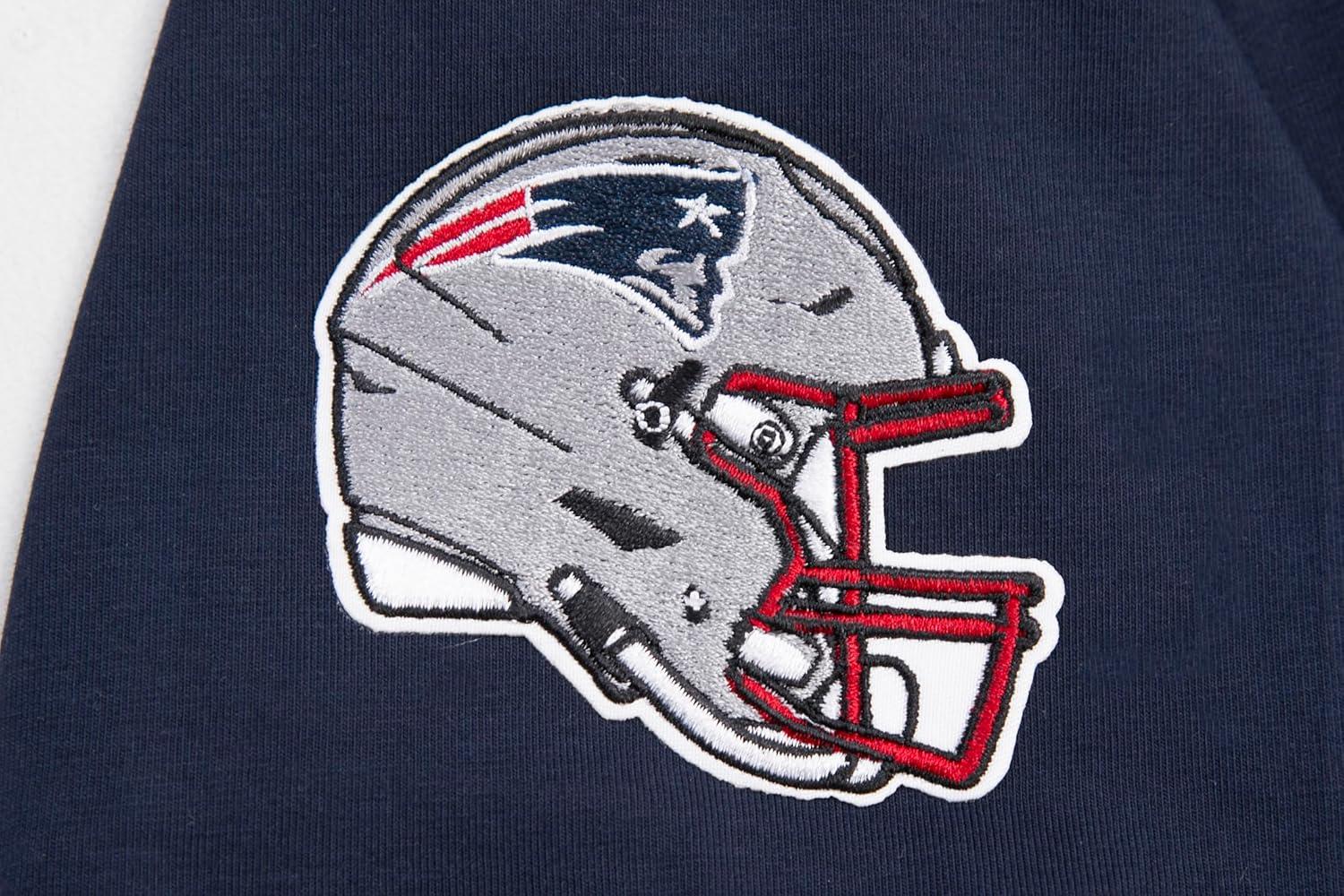 imagePro Standard Womens NFL Classic Chenille Short Sleeve Boxy TeeMidnight Navy