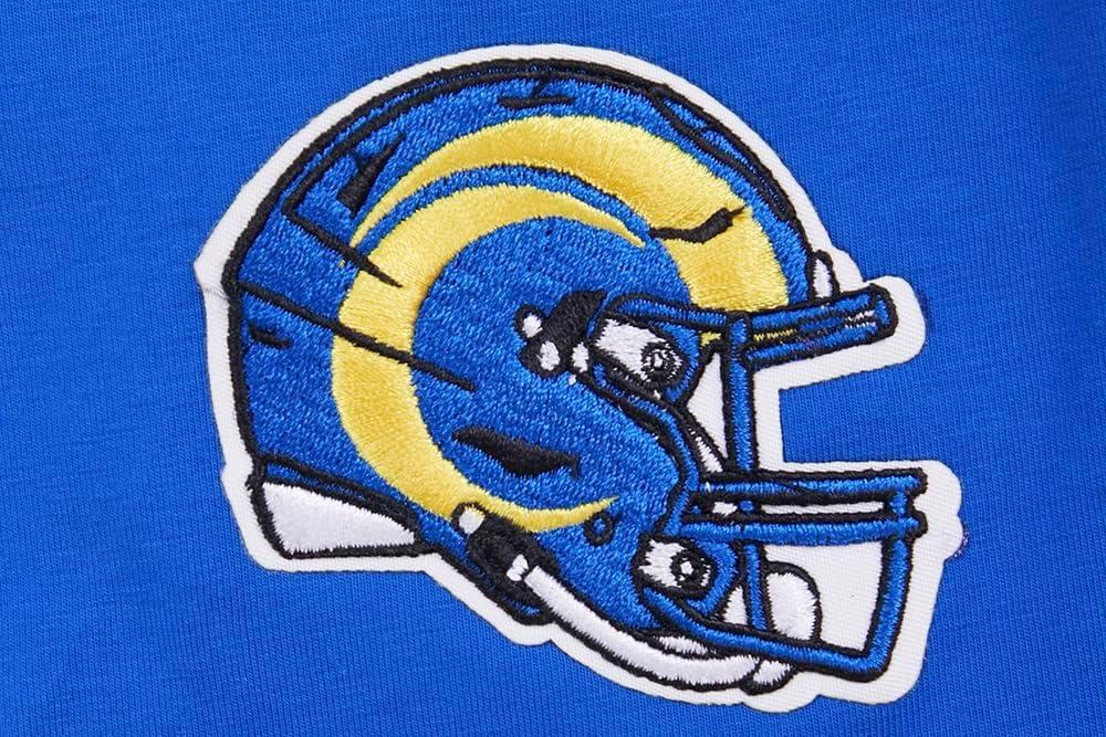 imagePro Standard Womens NFL Classic Chenille Short Sleeve Boxy TeeRoyal Blue