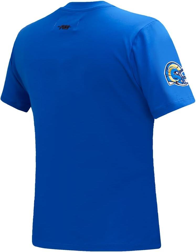 imagePro Standard Womens NFL Classic Chenille Short Sleeve Boxy TeeRoyal Blue