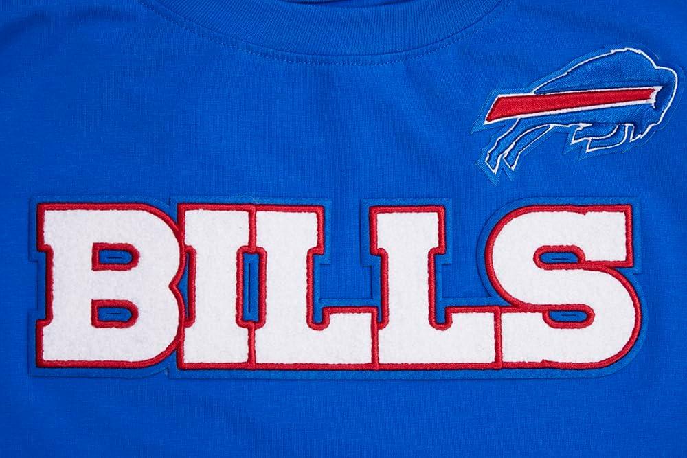 imagePro Standard Womens NFL Classic Chenille Short Sleeve Boxy TeeRoyal Blue