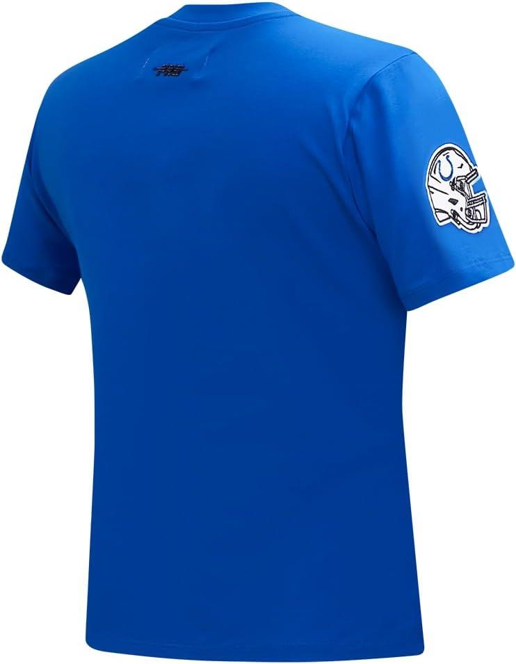 imagePro Standard Womens NFL Classic Chenille Short Sleeve Boxy TeeRoyal Blue