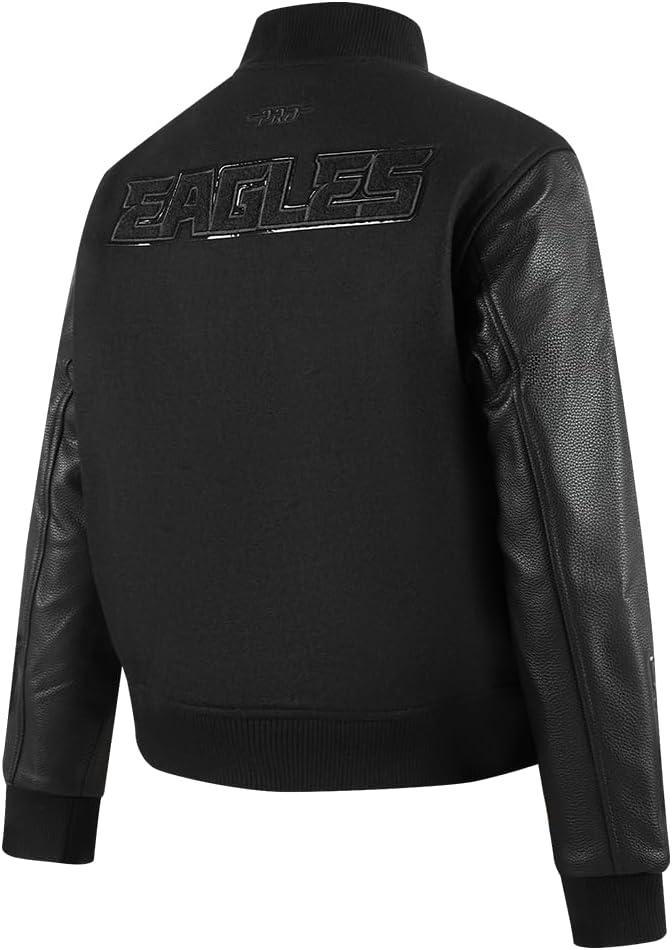 imagePro Standard Womens NFL Classic Triple Black Varsity JacketBlack