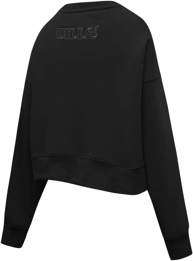 imagePro Standard Womens NFL Crewneck SweatshirtTriple Black