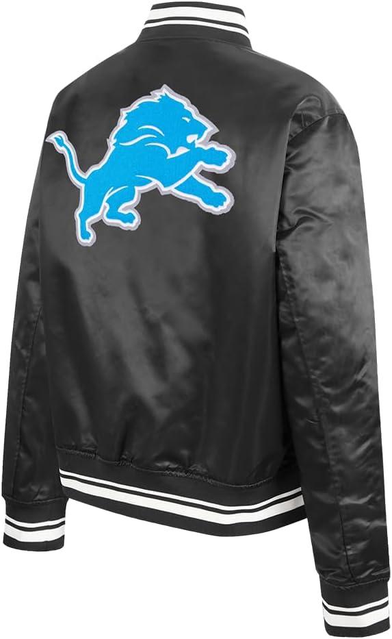 imagePro Standard Womens NFL Mash Up Satin JacketBlack