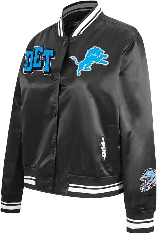 imagePro Standard Womens NFL Mash Up Satin JacketBlack