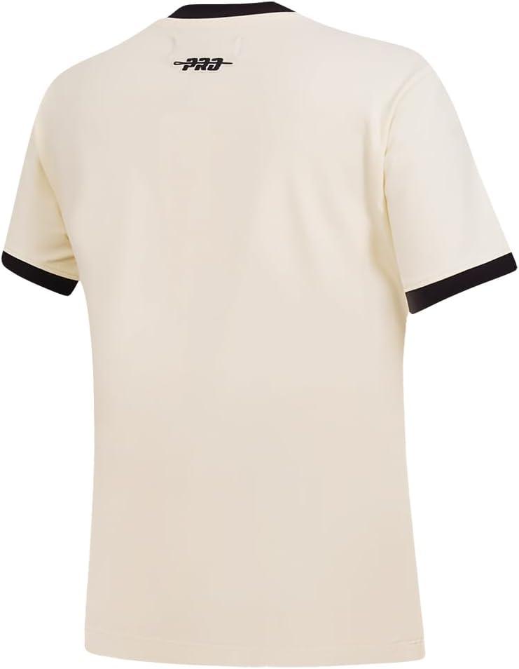 imagePro Standard Womens NFL Retro Cascade Short Sleeve Slim TeeEggshell Black