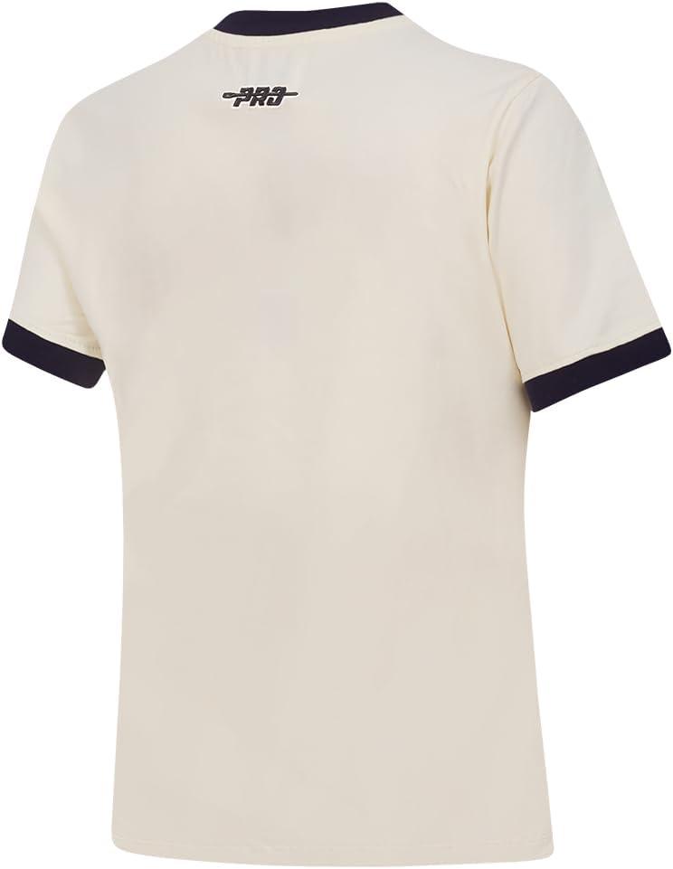 imagePro Standard Womens NFL Retro Cascade Short Sleeve Slim TeeEggshell Midnight Navy