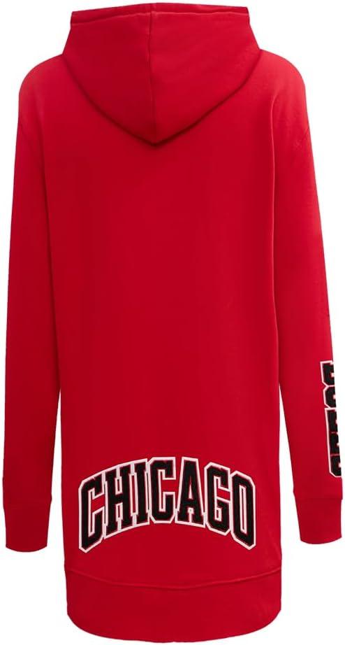 imageWomens NBA Classic Chenille Hoodie DressRed
