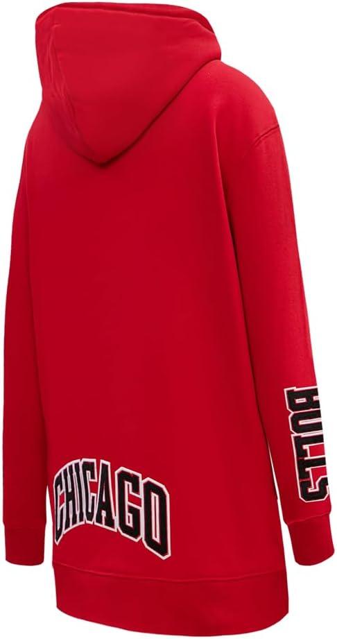 imageWomens NBA Classic Chenille Hoodie DressRed