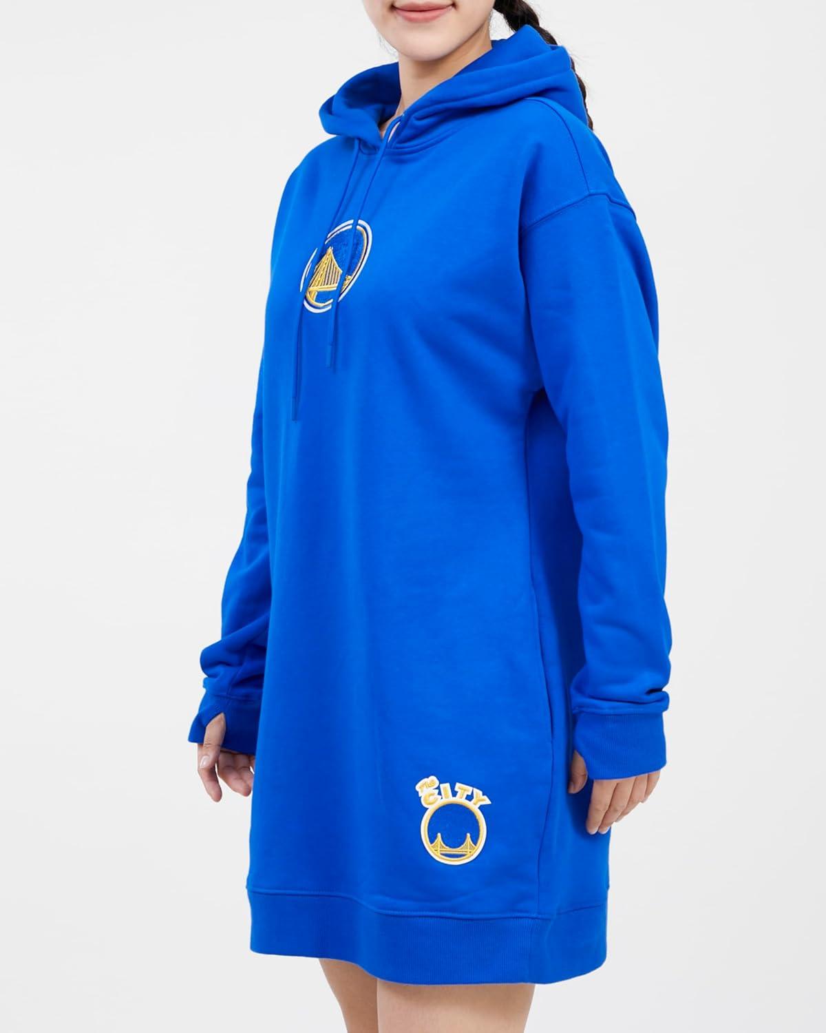 imageWomens NBA Classic Chenille Hoodie DressRoyal Blue