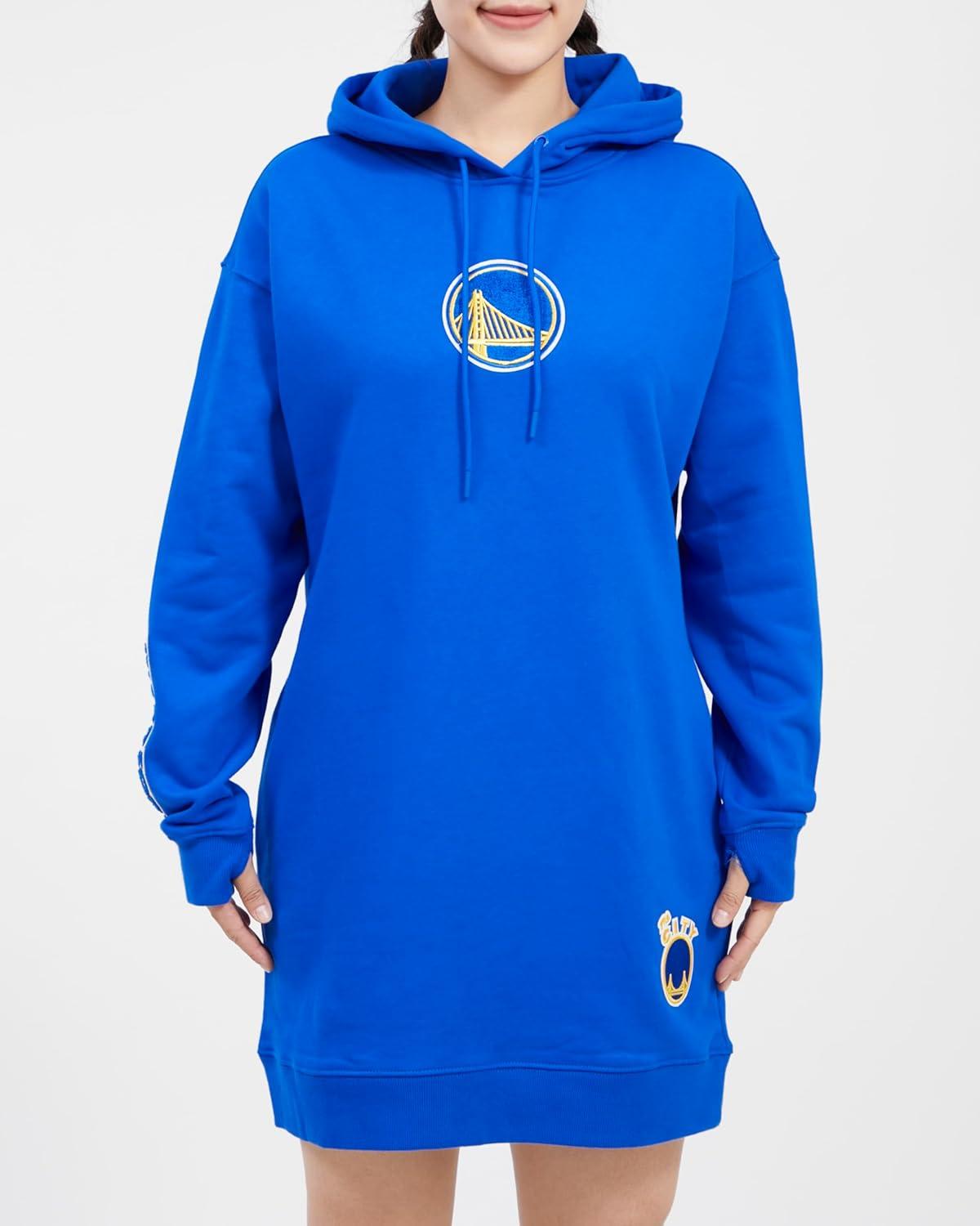 imageWomens NBA Classic Chenille Hoodie DressRoyal Blue