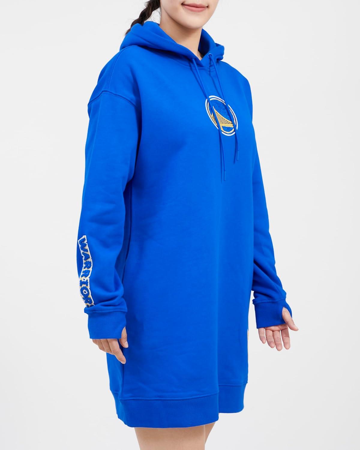 imageWomens NBA Classic Chenille Hoodie DressRoyal Blue