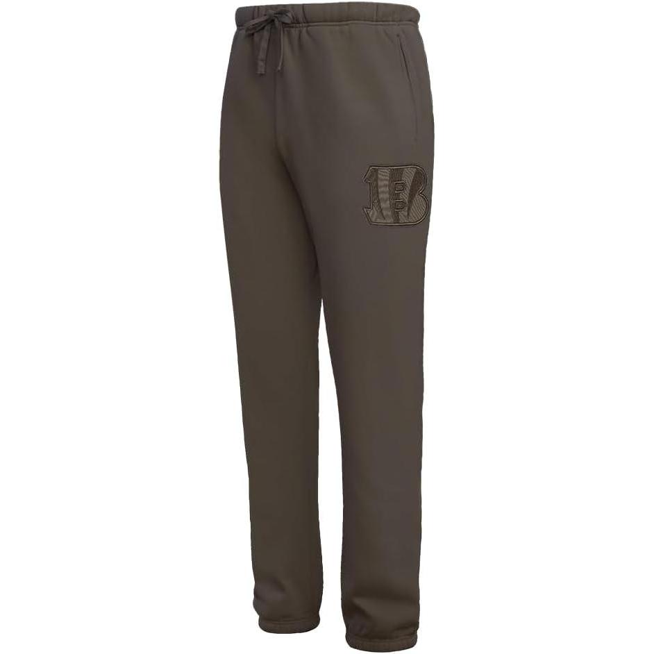 imagePro Standard Mens NFL Cincinnati Bengals Neutral Sweatpant Dark Taupe L