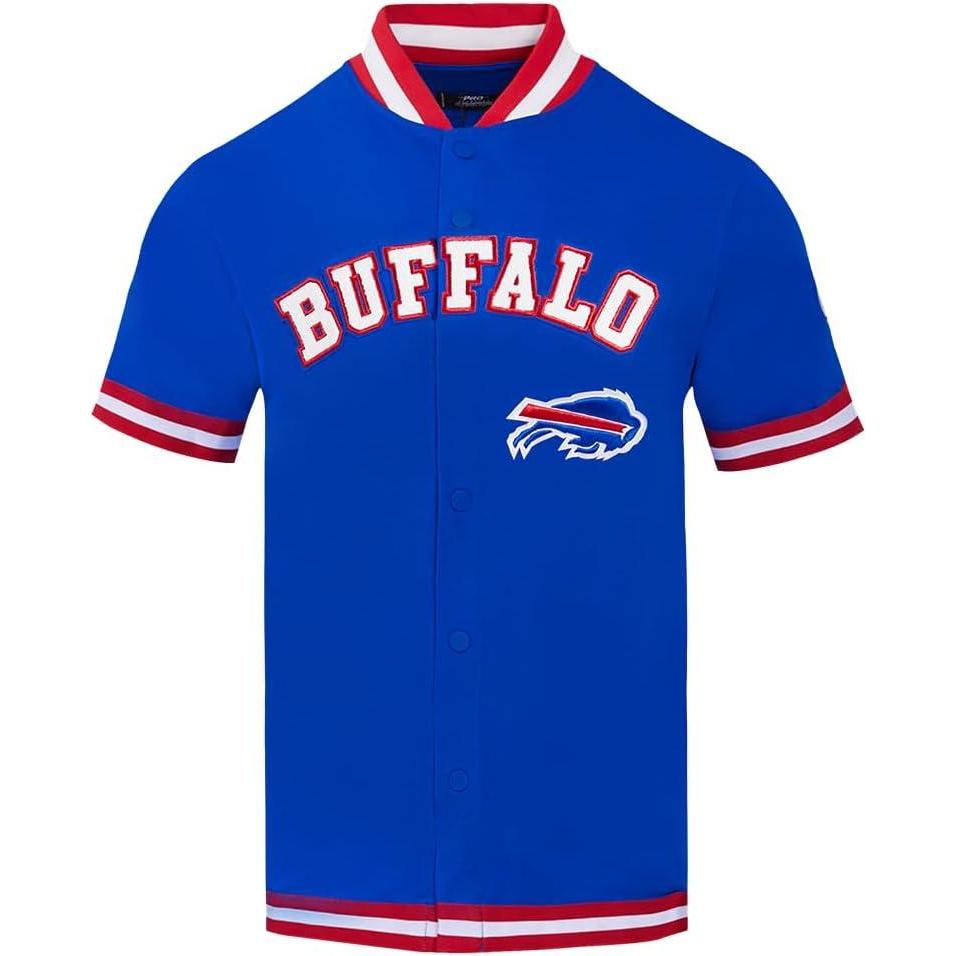 imagePro Standard Mens NFL Classic Chenille Button DownBlue