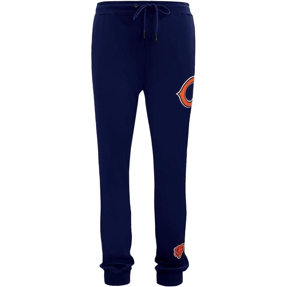 imagePro Standard Mens NFL Classic Chenille Cotton Double Knit JoggerMidnight Navy