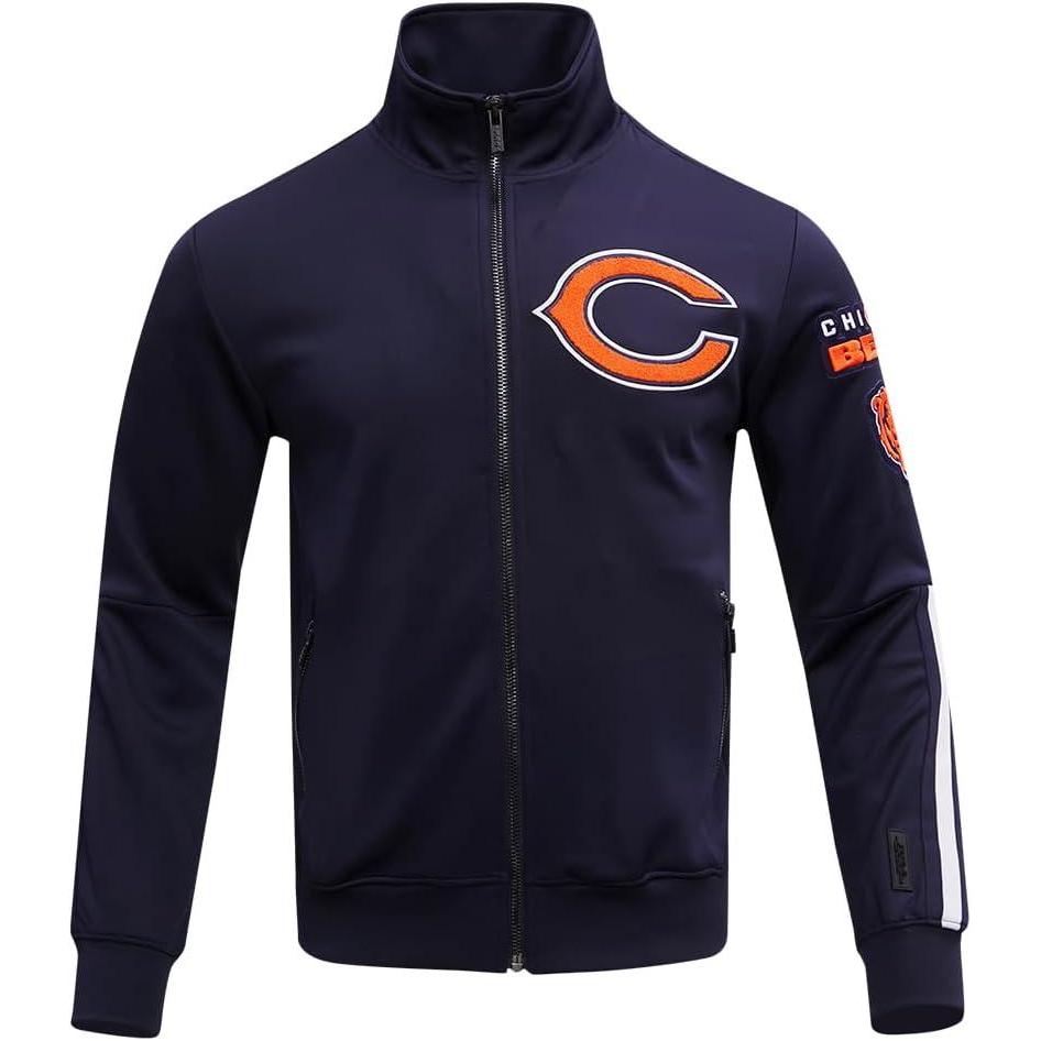 imagePro Standard Mens NFL Classic Track Track JacketMidnight Navy