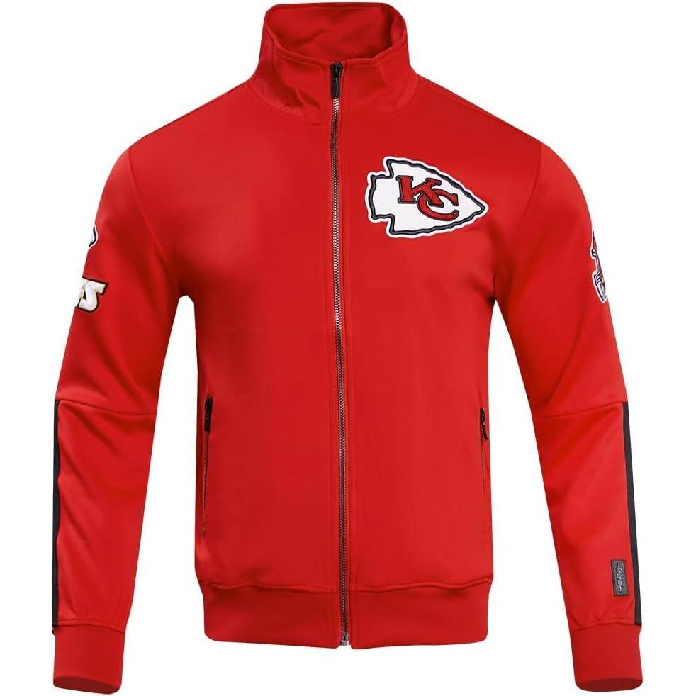 imagePro Standard Mens NFL Classic Track Track JacketRed