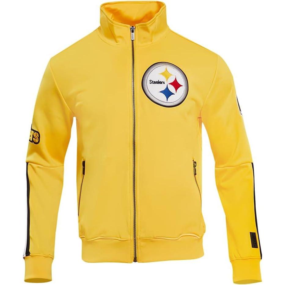 imagePro Standard Mens NFL Classic Track Track JacketYellowBlack