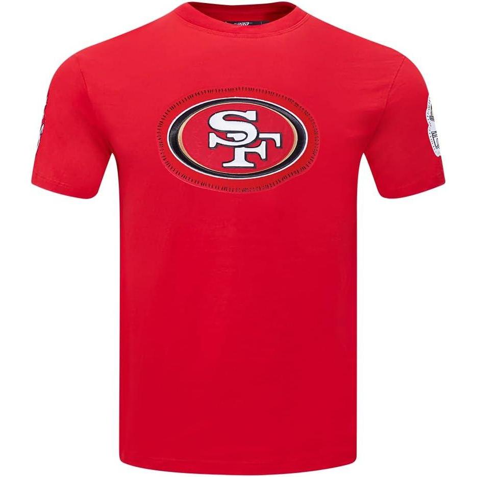 imagePro Standard Mens NFL DIY Pick Stitch Short Sleeve TeeRed